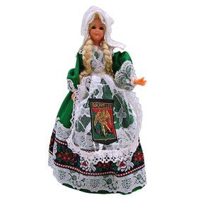 Brussels Bruxelles Victorian Folk World Doll Collectible Souvenir Flutter Eyes